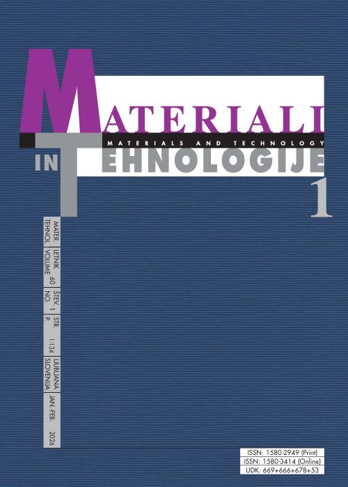 Revija Materiali in Tehnologije - MIT