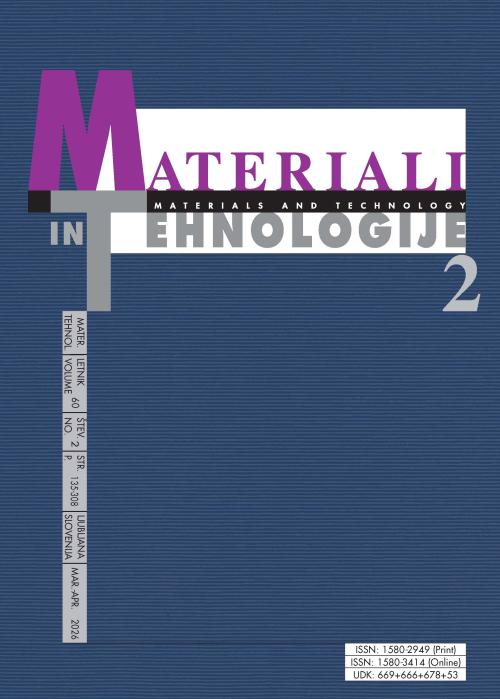 Revija Materiali in Tehnologije - MIT