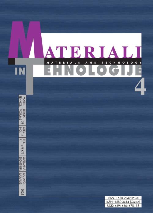 Revija Materiali in Tehnologije - MIT