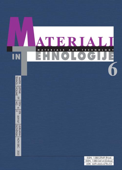 Revija Materiali in Tehnologije - MIT